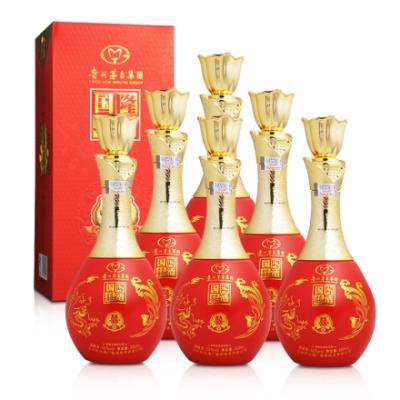 52度茅臺集團(tuán)國隆雙喜酒500mlx6