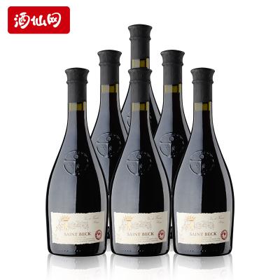 法國原裝進口圣貝克干紅葡萄酒750ml